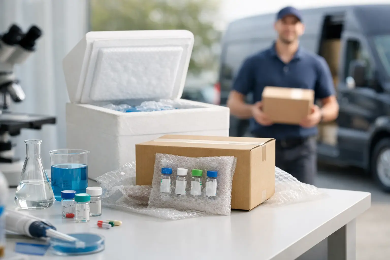 Next Day Research Chemical Delivery Explained